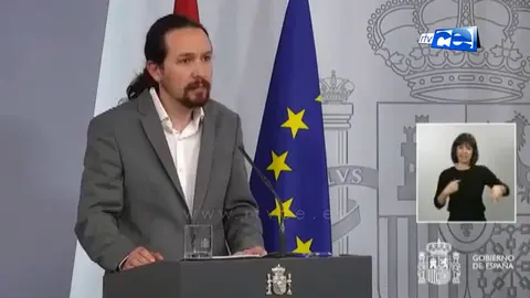 CONSEJO DE MINISTROS (PABLO IGLESIAS)