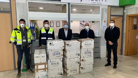 recepción mascarillas Ceuta