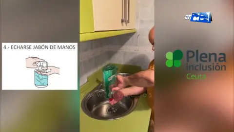 PLENA INCLUSIÓN LAVADO MANOS