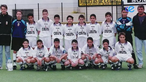 Damian torres y equipo alevín