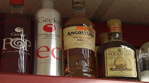 Botellas bebidas alcoholicas