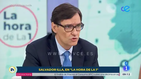 Salvador Illa en entrevista TVE