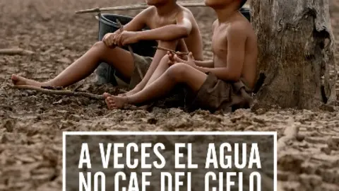 cartel campaña agua