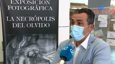 Carlos Ronteome inaugurando Expo