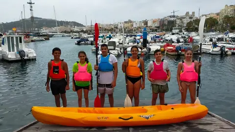 semana acuática caja juventud