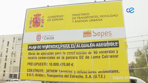 CARTEL VIVIENDAS LOMA COLMENAR