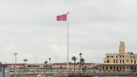 Bandera cancer de mama puerto