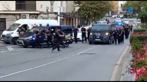 Policia control de masas