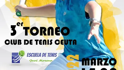 CARTEL TORNEO TENIS