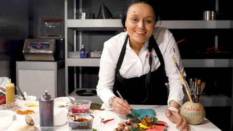 2019-01-29, Madril. Najar Kaanache, euskal-marrokiar sukaldaria

28-01-2019, Madrid. Najar Kaanache, cocinera vasco-marroqu√≠. 