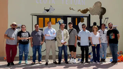 MURAL ENDESA FERROCARRIL