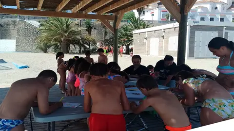 cartel obimasa TALLERES PLAYAS