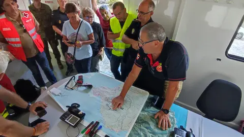 puesto de mando incendio garcia aldave