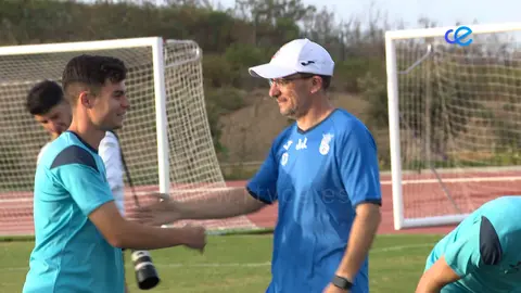 Jose Juan Romero primer entrenamiento