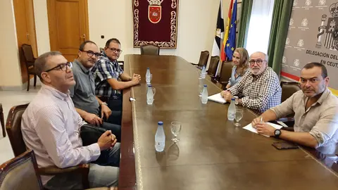 reunión Delegación del Gobierno - taxis