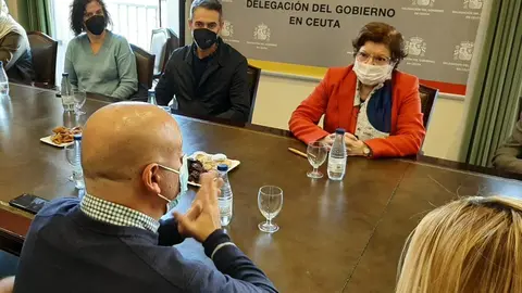 Delegada y Juan Gutiérrez