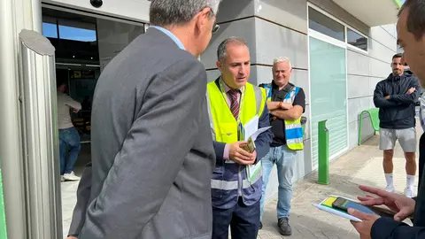 Delegado del Gobieno en simulacro helipuerto