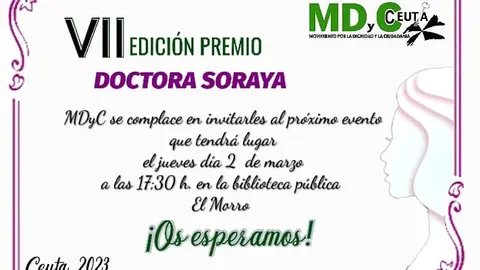 Invitación_Premio Doctora Soraya
