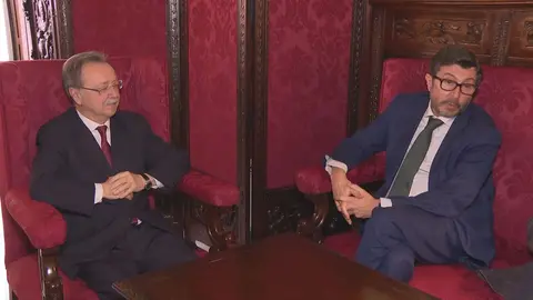 REUNION VIVAS Y RODRIGUEZ DAPENA PRESIDENTE PUERTOS DEL ESTADO