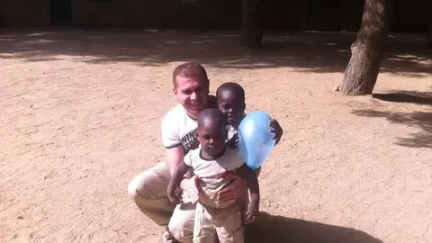 Yassin durante su estancia en el Chad