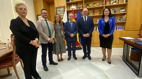 reunión vivas y rector ugr inauguración curso