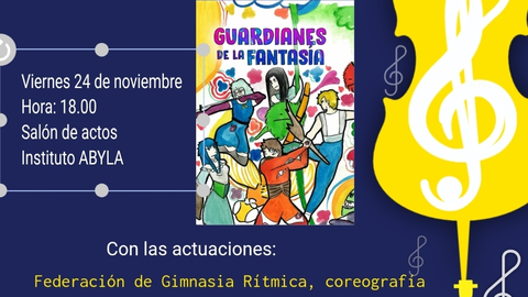 cartel presentacion Guardianes de la Fantasía