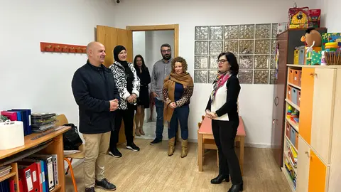 juan gutiérrez psoe melchor león Visita Síndrome Down