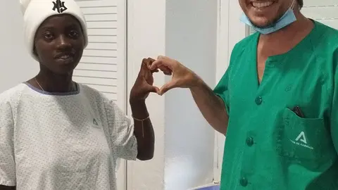 Francisco García Lanzas y Jessica 