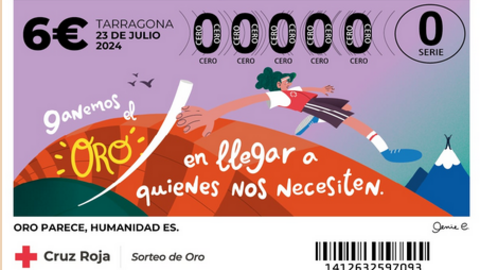 sorteo oro cruz roja