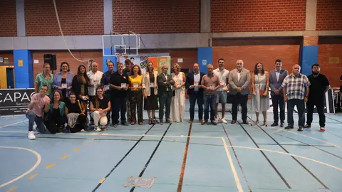 Foto de familia de los galardonados en la Gala de la FBC