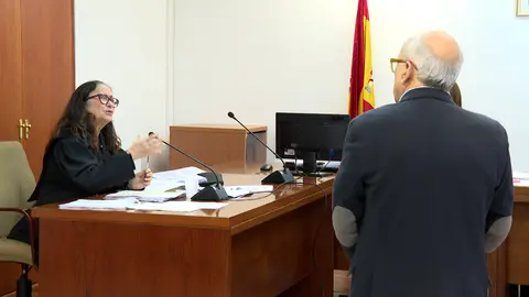 Javier Guerrero en el Juzgado
