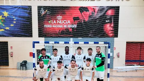 Formación del Ceutí, este sábado en el pabellón Camilo Cano de La Nucía