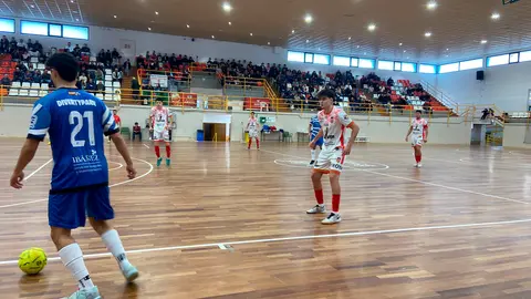 Una imagen del partido disputado este sábado en Villarrobledo