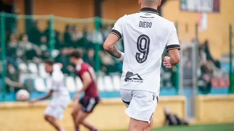 Diego ha marcado el primer gol del Ceuta B ante el San Roque de Lepe