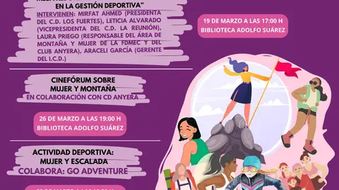 Programa de actividades organizadas por la FDMEC