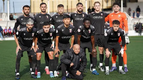 Formación inicial del Ceuta B, este sábado en Utrera