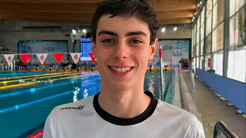 Alejandro López, joven nadador del CN Caballa