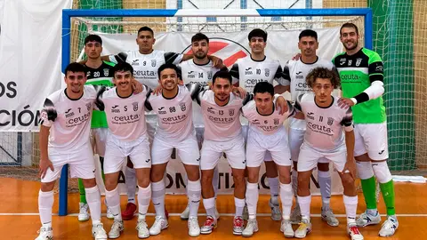 Formación de la UA Ceutí, este domingo en Zaragoza