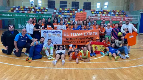 El Camoens ha colaborado en este partido con la asociación TDAH de Ceuta