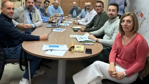 Imagen de la reunión de este lunes.