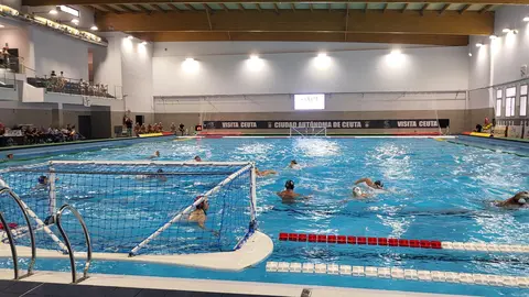 Una imagen del partido de este sábado entre el CN Caballa y el CN Rubí