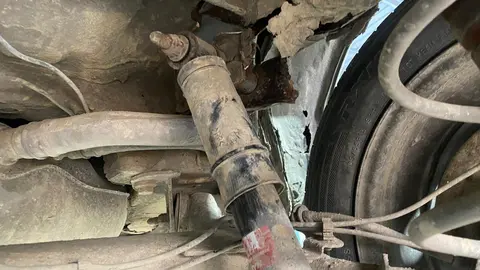 camión avería limpieza