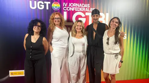 Foto Jornadas Confederales LGTBI. Participantes de Ceuta