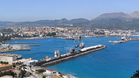 vista ceuta puerto