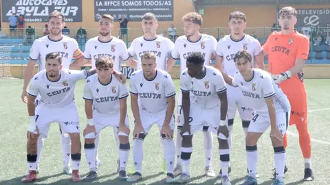 Once inicial del Ceuta B, este sábado en el José Martínez 'Pirri'