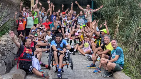 Una imagen de la actividad desarrollada por el Parque de San Amaro