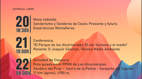 Cartel anunciador de las Jornadas organizadas por Anyera