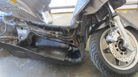 hachís moto guardia civil