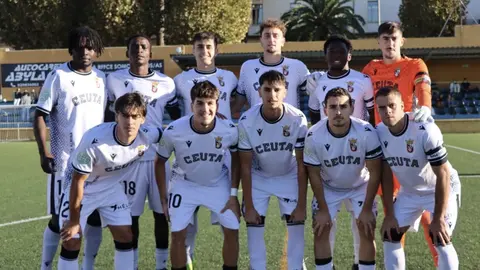 Once inicial de la AD Ceuta 'B', este sábado en el José Martínez 'Pirri'