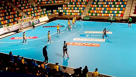 Una imagen del partido disputado en el pabellón 'Quijote Arena' de Ciudad Real